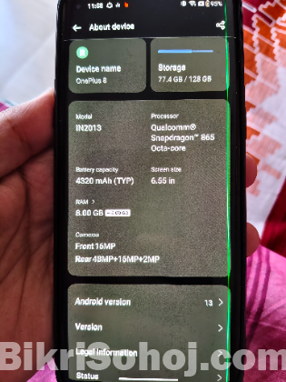 oneplus 8-Interstellar Glow
